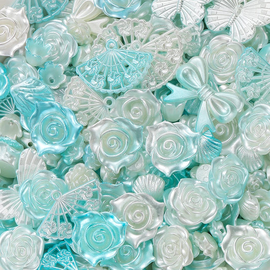 Winter Wonderland Pearlescent Acrylic Bead Mix