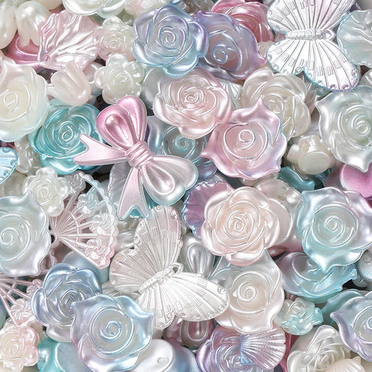 Moonlight Princess Pearlescent Acrylic Bead Mix