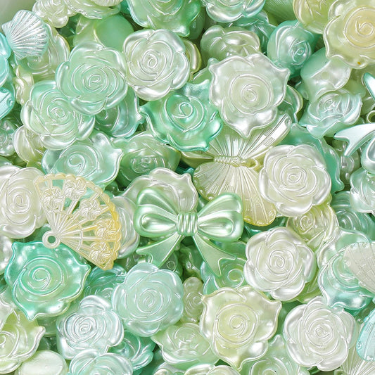 Spring Meadow Pearlescent Acrylic Bead Mix