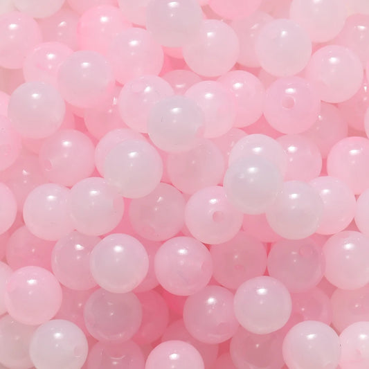 Bubblegum Mix Round Acrylic Beads