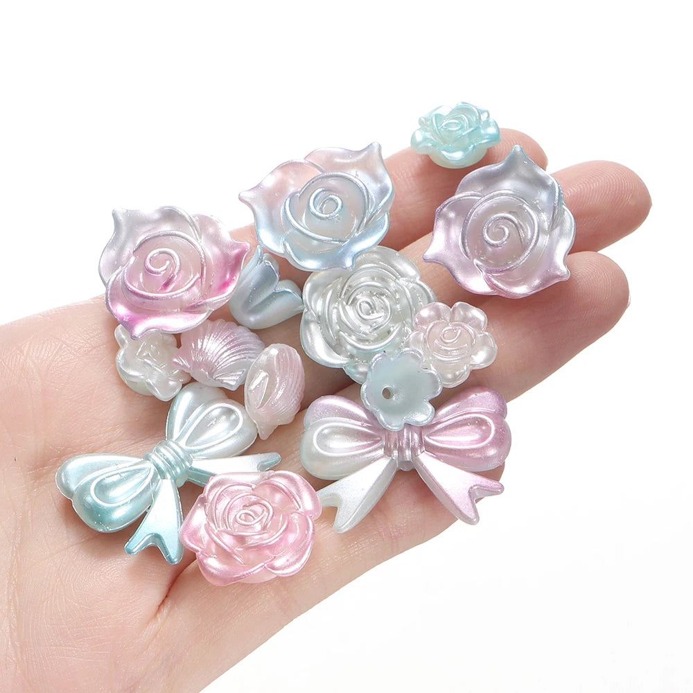 Soft Aurora Jelly Acrylic Bead Mix